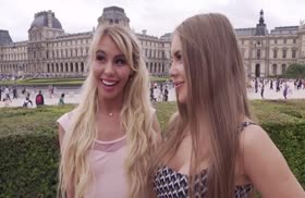 Паренек подцепил блондинку и быстро развел ее на порево